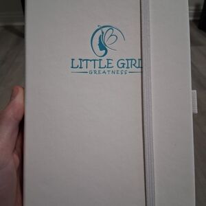 White Little Girl Greatness Journal
